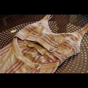 Free People Striped Ultraviolet Midi Dress